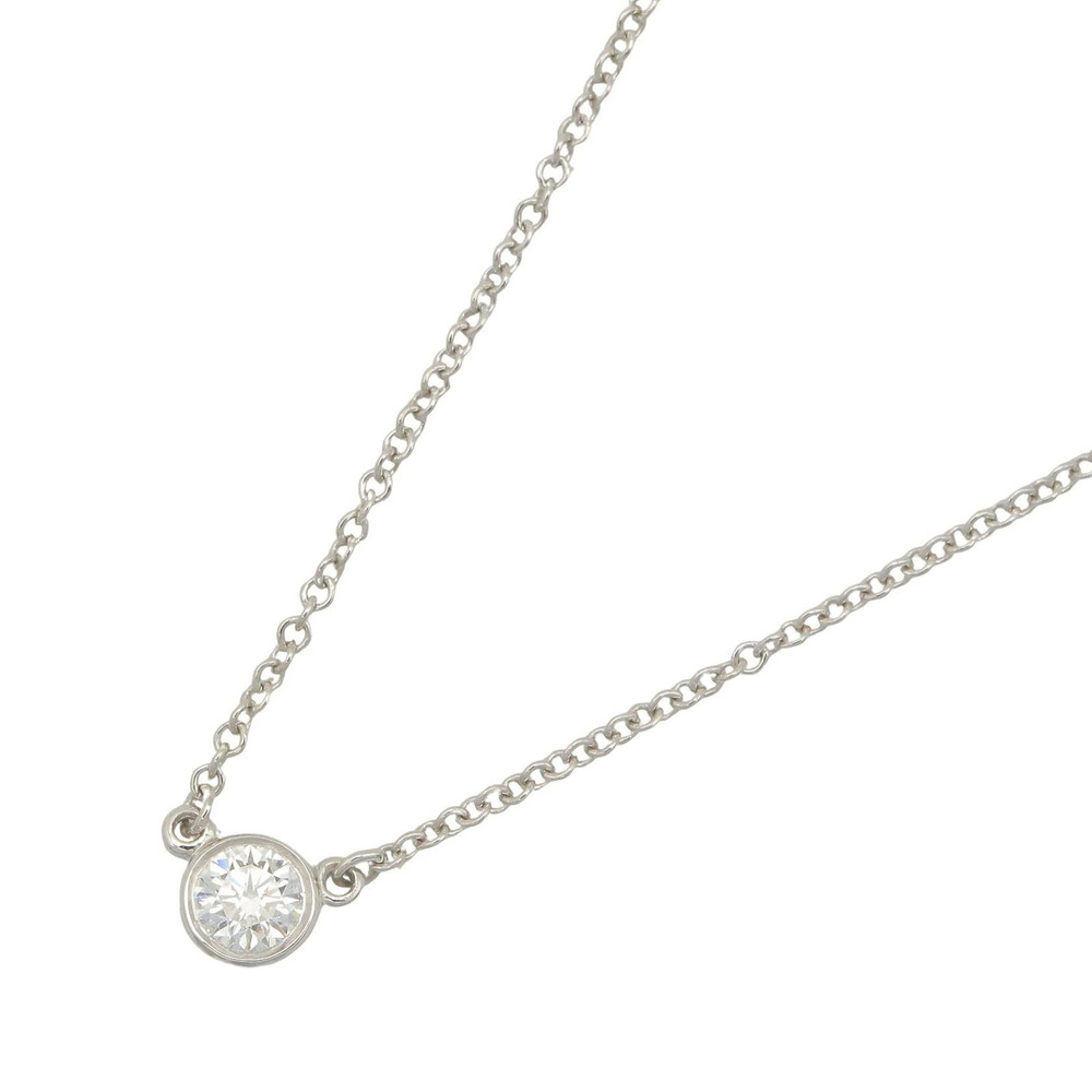 Tiffany Co Elsa Peretti Diamonds By The Yard Necklace Platinum Silver